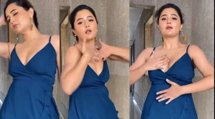 Rashmi Desai, rashmi desai latest pic, rashmi desai new photo, Seeing the hot video of Rashmi Desai in blue outfit, the audience said oh my god