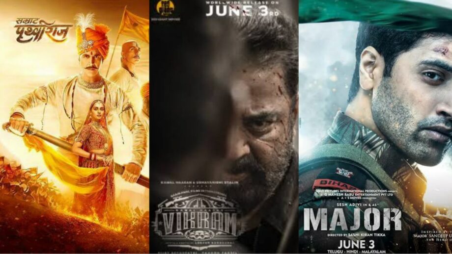 Adivi Sesh,Akshay Kumar,Kamal Haasan,Major,Major movie box office,Prithviraj,Prithviraj movie box office,Vikram,Vikram box office