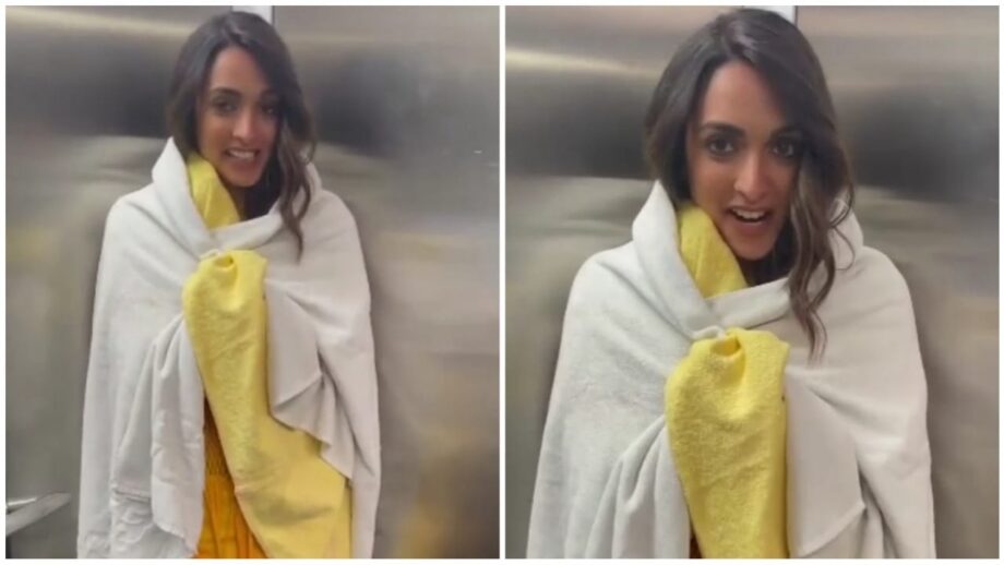 OOPS Moment: Kiara Advani caught on camera shivering inside lift wearing midi outfit, see what happened next