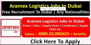 Aramex Hiring Staff In Dubai UAE 2023